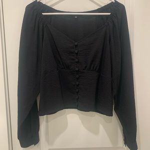 Madewell Black Blouse